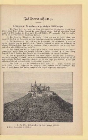 1. Die Burg Hohenzollern in ihrer jetzigen Gestalt
