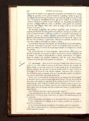 Utérus : § II. histologie