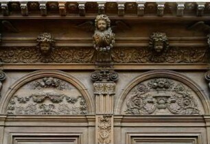 Frankreich. Bourgogne. Yonne. Pontigny. Abbaye. Romanische Abtei. Chorgestühl
