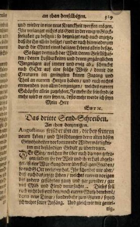 329-332, Das dritte Send-Schreiben.