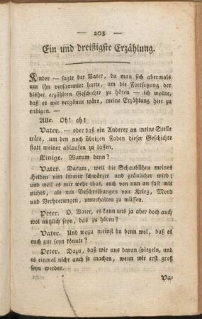 Ein und dreissigste Erzählung