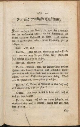 Ein und dreissigste Erzählung