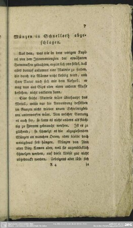 Münzen in Schnelloth abgeschlagen