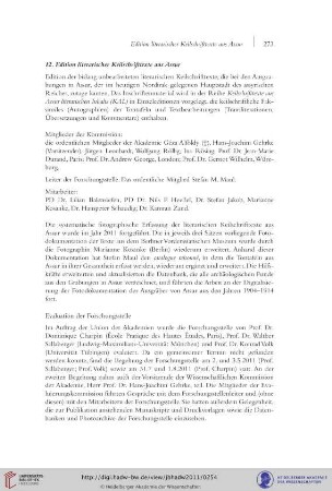 12. Edition literarischer Keilschrifttexte aus Assur