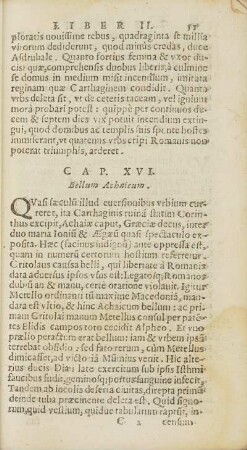 Cap. XVI. Bellum Achaicum