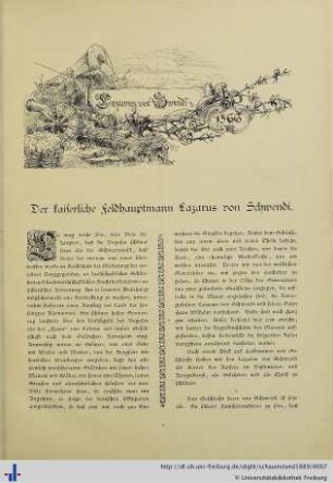 Der kaiserliche Feldhauptmann Lazarus von Schwendi.