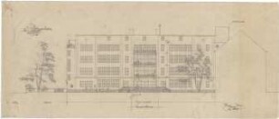 Gsaenger, Gustav; München, Türkenstr. 68; Türken- Schule, Wiederaufbau - Hofseite (Ansicht)