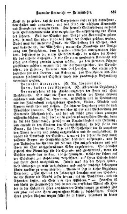 Formaler Unterricht, (s. Art. Unterricht)