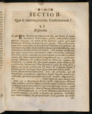 485-497, Sectio II.