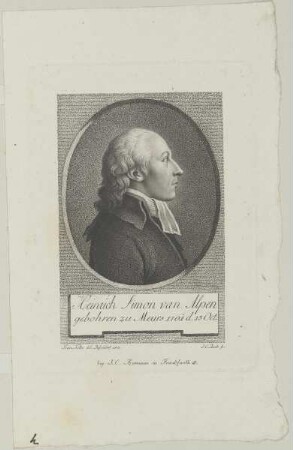 Bildnis des Heinrich Simon van Alpen