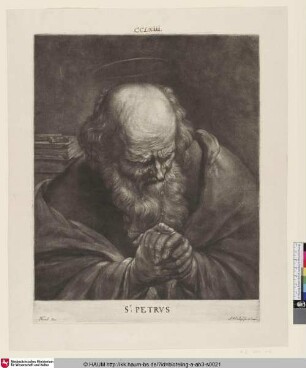 St. Petrus [Hl. Petrus; St. Peter]