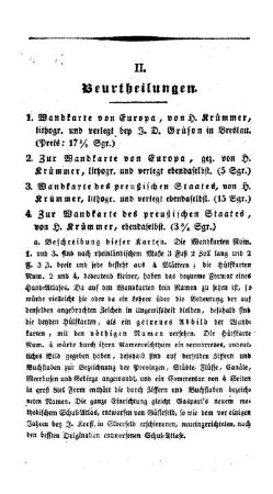 Beurtheilungen