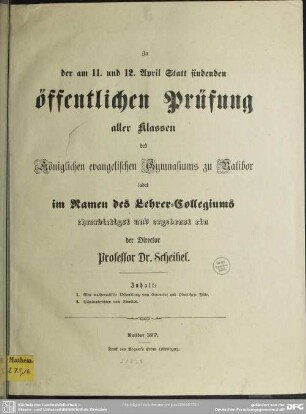 Zur Zahlentheorie