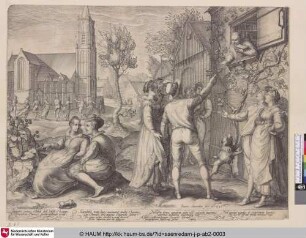 [Junge feiernde und tanzende Paare; Young Couples Celebrating and Dancing]