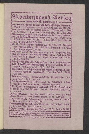 Arbeiterjugend-Verlag