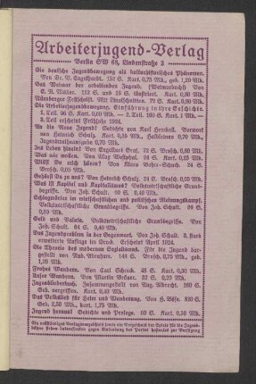 Arbeiterjugend-Verlag