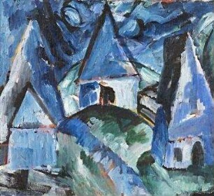 Ohne Titel (Blaue Landschaft)