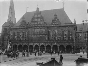 Bremer Rathaus : Altes Rathaus von Südwesten.