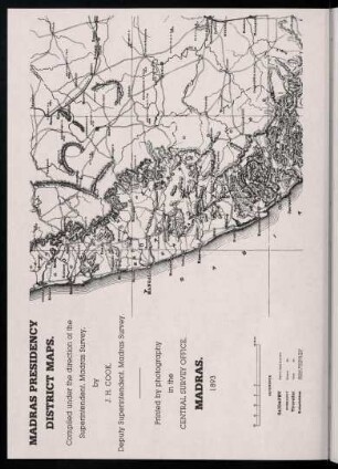 Karte: Madras presidency district maps (1893)