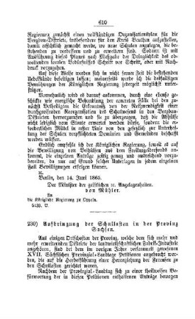 Aufbringung der Schullasten in der Provinz Sachsen : [V. Elementarschulwesen]