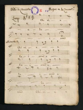39-51, Alto di Concerto