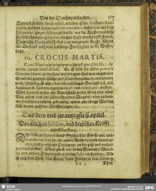 Das drey und zwantzigste Capitel. Von etlichen Salibus, und derselben Krafft und Wirckung