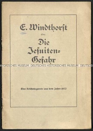 Abhandlung über die Gefahr des Jesuiten-Ordens