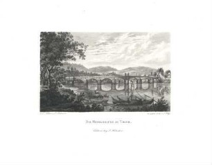[Römerbrücke in Trier] : die Moselbrücke zu Trier