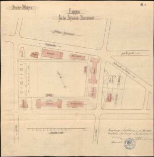 Infanteriekaserne Müllheim; Lageplan