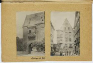 Schloss Büdingen: Ansichten (aus: Skizzen- und Fotoalbum 7)