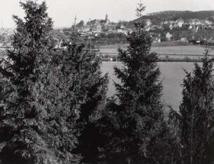 Nossen : Nossen. Stadtansicht von Nordwesten