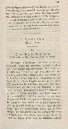 163-178 Ho mesites : Gal. 3,19.20