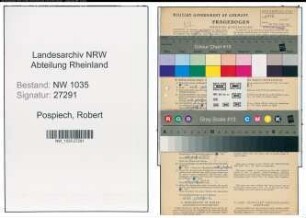 Entnazifizierung Robert Pospiech , geb. 20.10.1886 (Waschmeister)