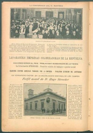 La conferencia del sr. Martinez