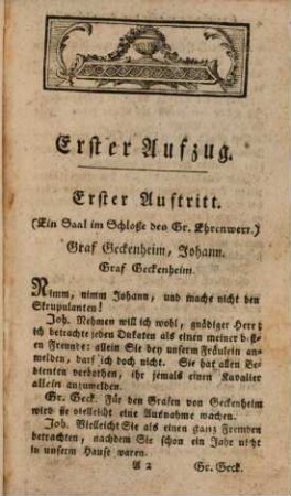 Erziehung macht den Menschen : Ein Lustspiel in fünf Aufzügen