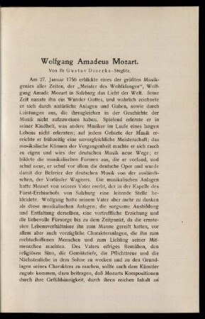 Wolfgang Amadeus Mozart.