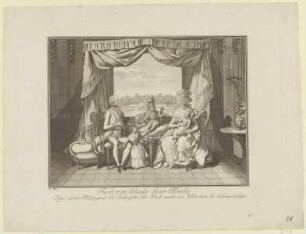 Bildnis des Franz II im Schooße seiner Familie