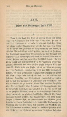 418-429 Lehren und Mahnungen Leo's XIII.