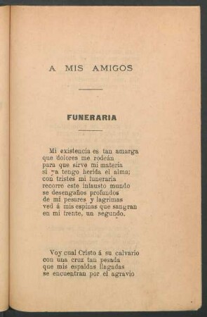 Funeraria : A mis amigos