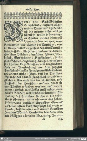 Von dem Hochlöblichsten Teutschland ...