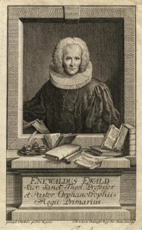 Bildnis von Ewald Enewald (1696-1754)