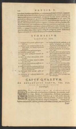 Caput Quartum. De Detentione Rerum, Vel Personae Debitoris ...