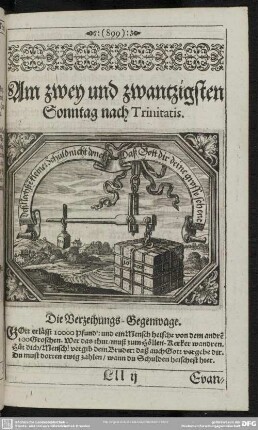 Am zwey und zwantzigsten Sonntag nach Trinitatis