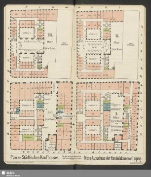 Plan den Städtischen Kaufhauses