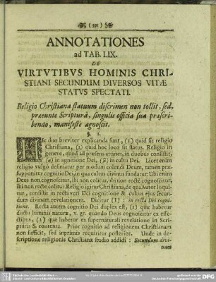 Annotationes ad Tab. LIX. De Virtutibus Hominis Christiani Secundum Diversos Vitae Status Spectati