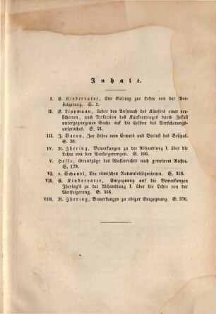 Jahrbücher für die Dogmatik des heutigen römischen und deutschen Privatrechts. 7, 7. 1865