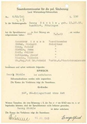 Bächle, Georg