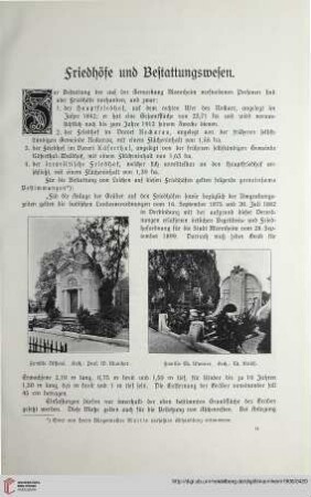 Friedhöfe und Bestattungswesen