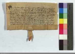 Hartrad Herr von Mehrenberg, Propst zu Wetzlar rekognosciret daß Hartrad dictus Meziesmeit von Dudenhofen dem Eberhard von Hirlisheim zu Wetzlar s...