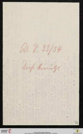 W.S. 33/34 Nicht benutzt
